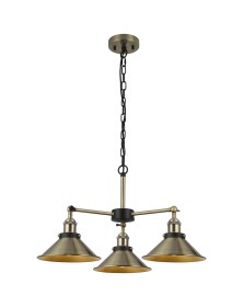 Damien-Antique Brass Ceiling Lights Deco Multi Arm Fittings